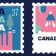 timbres illustrés Canada