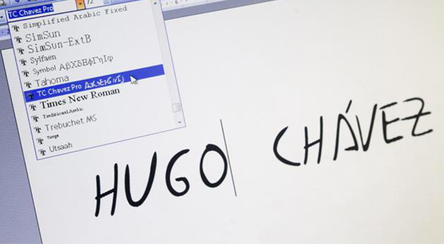 Chavez pro, typographie socialiste – Comart Design