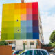 image carreaux de couleur pigment