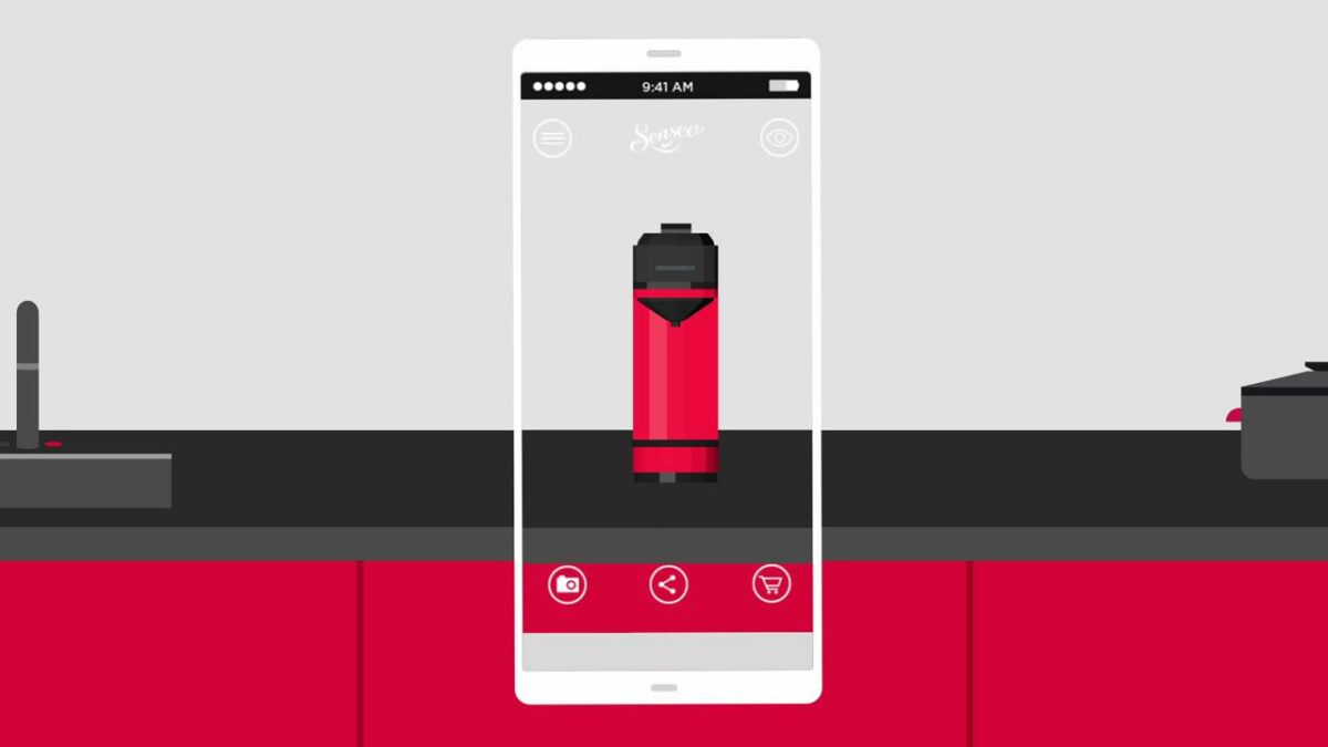 interface Senseo Up app