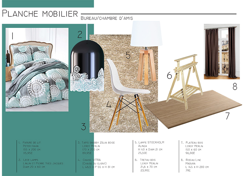  planche ambiance mobilier