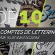 top 10des insta lettering - comart-design