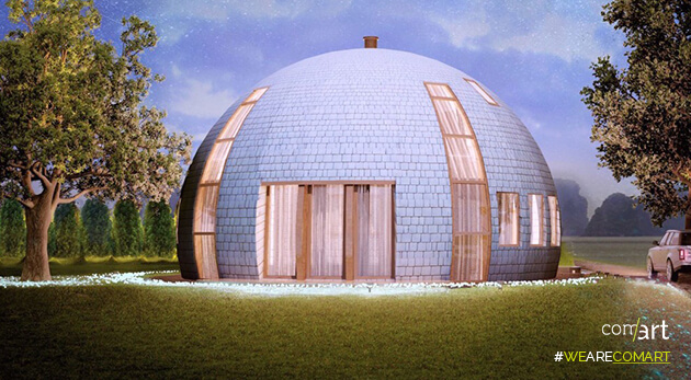 maison sphère - comart-design