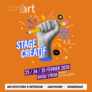 Stage créatif 3 jours architecture intérieur, graphisme, numérique